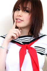 Louisa May dresses up as an Anime sailor cosplay